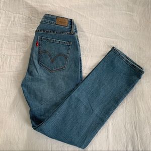 levi’s straight cut jeans, vintage